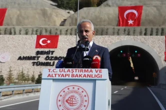 Sehit Ahmet Ozsoy Tuneli Acildi