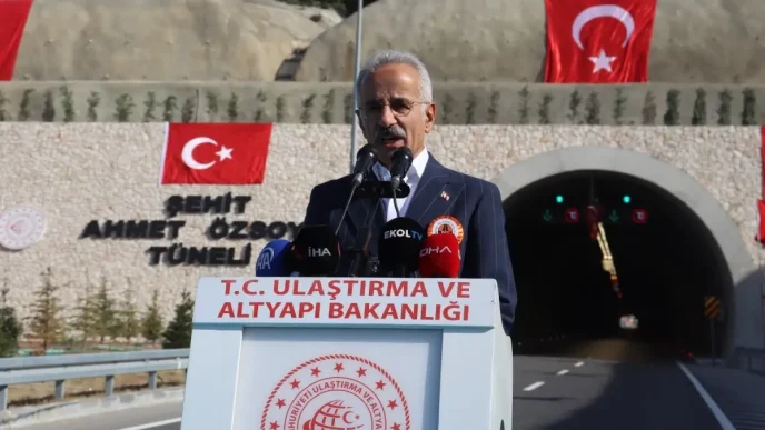 Sehit Ahmet Ozsoy Tuneli Acildi