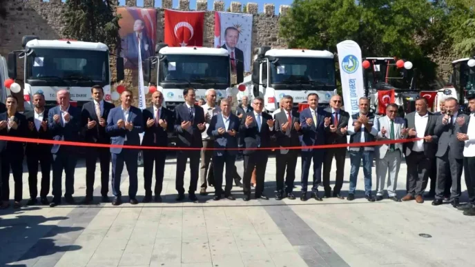 Sinop Il Ozel Idaresine 12 Yeni Is Makinesi Katildi