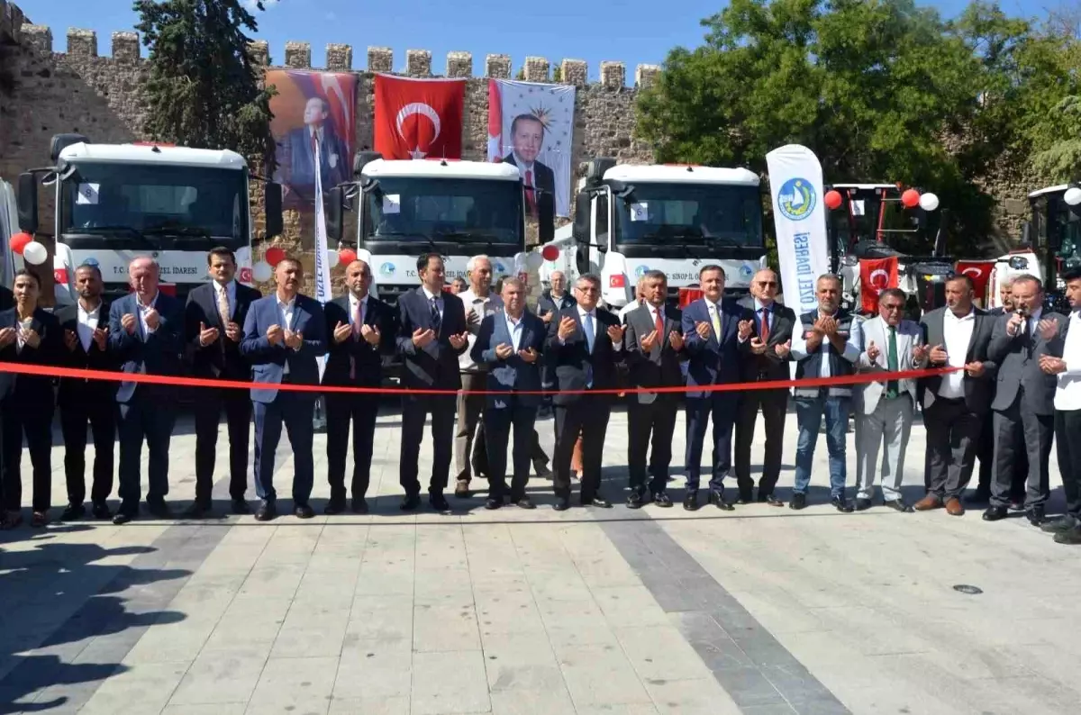 Sinop Il Ozel Idaresine 12 Yeni Is Makinesi Katildi