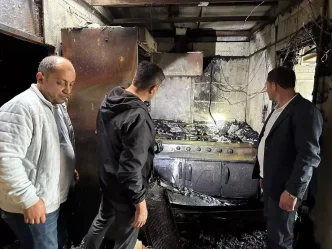 Sivasta Bir Kafede Yangin Cikti