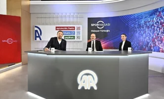 TBF Baskani Hidayet Turkoglu AA Spor Masasinin konugu oldu 2