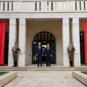 TBMM Baskani Kurtulmus Macaristan Basbakani Orban ile gorustu
