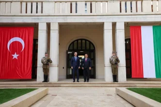 TBMM Baskani Kurtulmus Macaristan Basbakani Orban ile gorustu