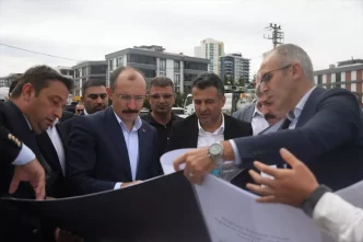 TBMM Plan ve Butce Komisyonu Baskani Mus Samsundaki projeleri inceledi