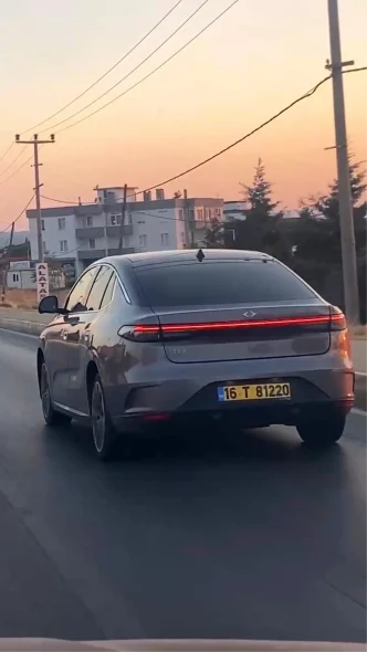 TOGGun Yeni Sedan Modeli T10F Ayvalikta Seyir Halindeyken Goruntulendi