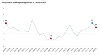 TUIK Temmuz 2025 Sanayi Uretimini Acikladi Yillik Yuzde 5 Artis
