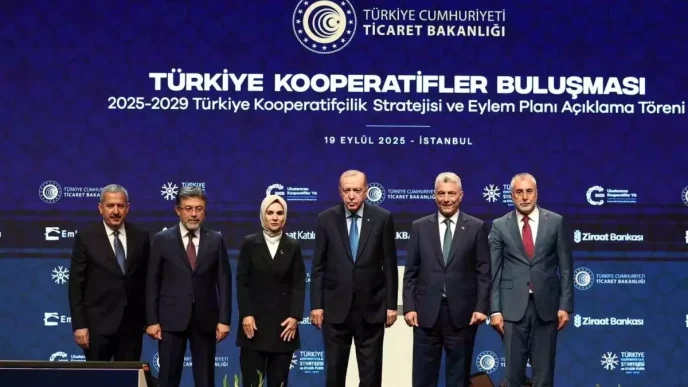Ticaret Bakani Bolat Agustos ayi sonu itibariyla kooperatiflerimiz ihracatta 68
