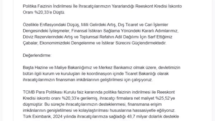 Ticaret Bakani Bolat Ekonomide Istikrar Icin Kararli Adimlar