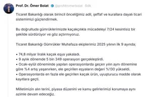 Ticaret Bakani Bolattan Kacakcilikla Mucadele Aciklamasi