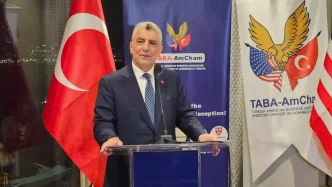 Ticaret Bakani Omer Bolat New Yorkta Is Dunyasi Temsilcileriyle Bir