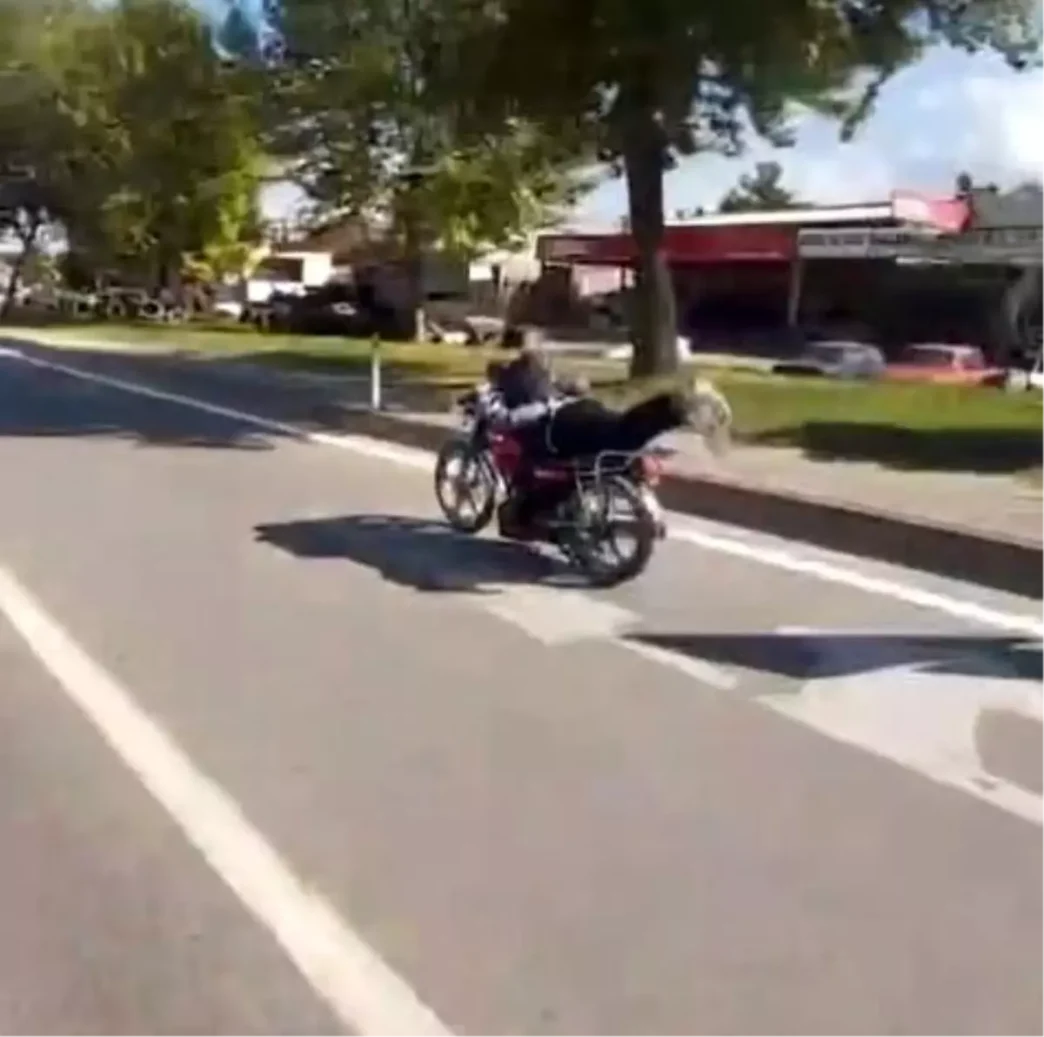 Tokatta Plakasiz Motosiklet Kullanan Surucuye 42 Bin TL Cezai Islem
