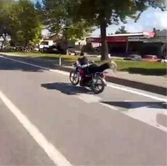 Tokatta Plakasiz Motosiklet Kullanan Surucuye 42 Bin TL Cezai Islem