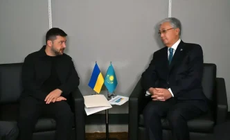 Tokayev ve Zelenskiy ABDde Bir Araya Geldi