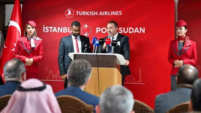 Turk Hava Yollari Sudanin en buyuk liman kenti Port Sudana