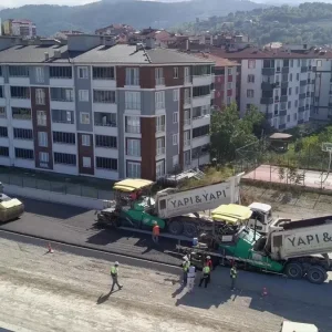 Turkelide Sahil Yolunda Sicak Asfalt Calismalari Basladi