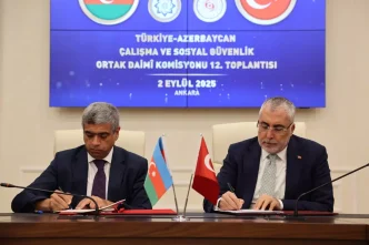 Turkiye ve Azerbaycan Arasinda Isbirligi Protokolu Imzalandi