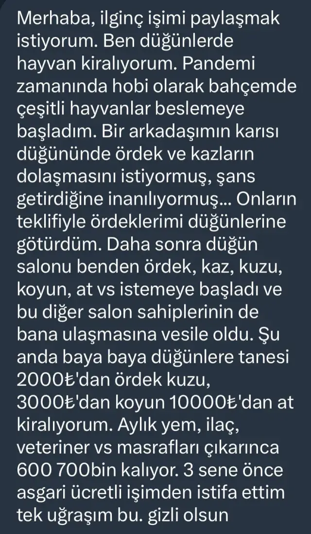 Yaptığı işi duyanlar şaşkınlığını gizleyemiyor: Aylık 600-700 bin TL kazanıyorum