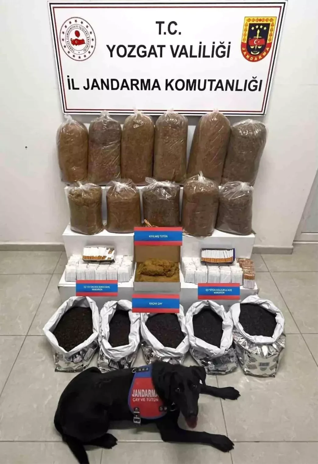 Yozgatta Tutun ve Kacak Cay Ele Gecirildi