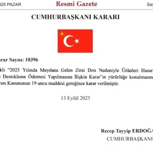Zirai Don Icin Ciftcilere Destek Odemesi