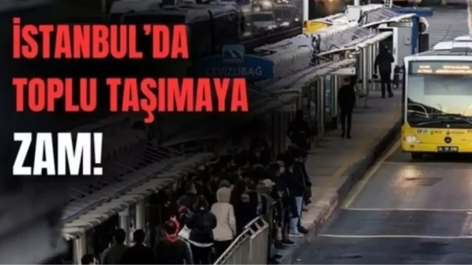 toplu ulasim zamli ucret listesi 2025 istanbul 19043296 7926 amp