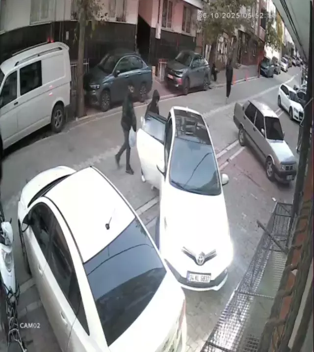Serdar Öktem suikastında şüphelilerin hücre evinden çıktıkları anlar kamerada