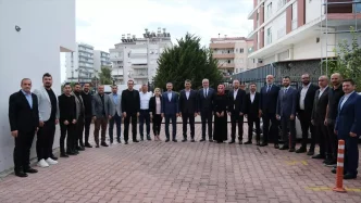 AK Parti Antalya Il Baskani Cetin MUSIADI ziyaret etti