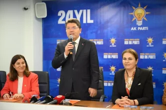 Adalet Bakani Tunc AK Parti Edirne Il Baskanliginda konustu Aciklamasi