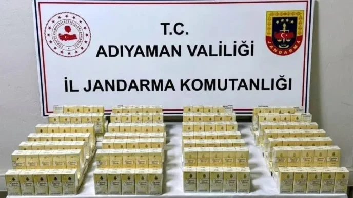Adiyamanda Kacak Sigara Operasyonu 530 Paket Ele Gecirildi