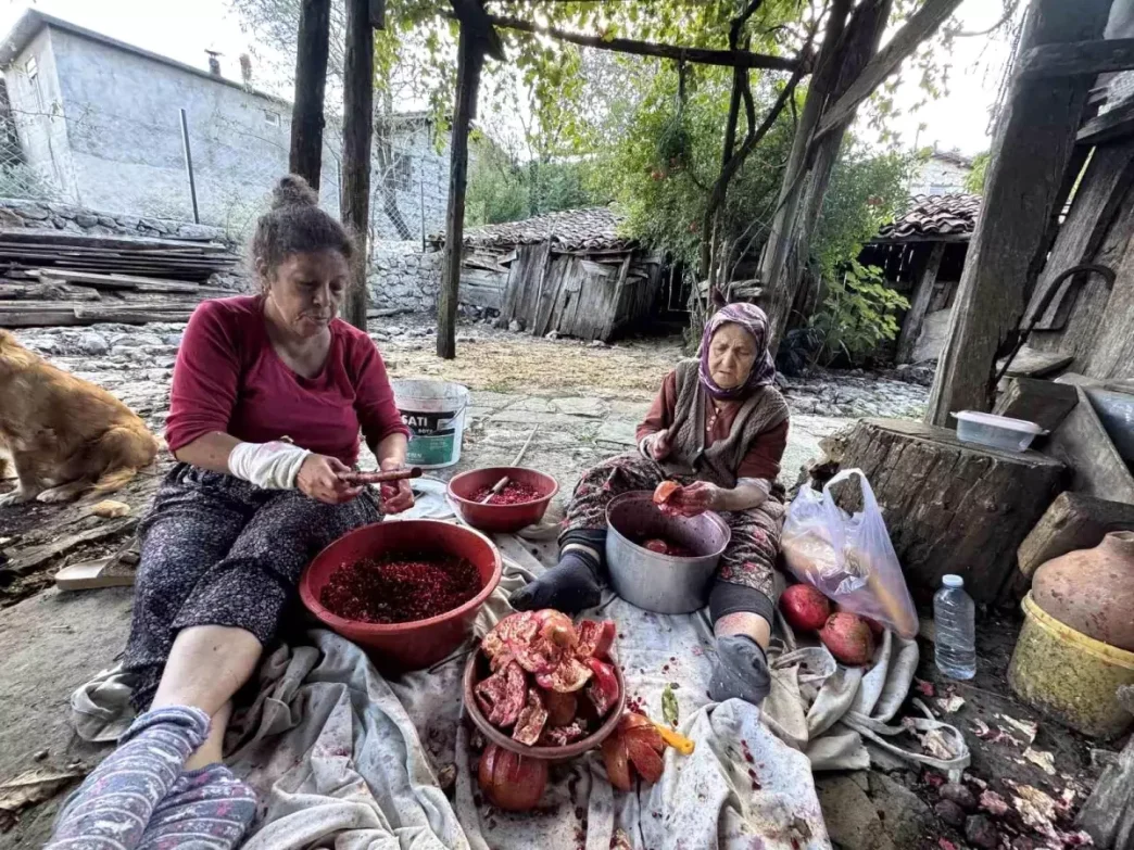 Akseki Kadınlarından Doğal Nar Ekşisi Üretimi 2 Akseki Kadinlarindan Dogal Nar Eksisi Uretimi
