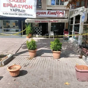 Ankarada Kuafore Pompali Tufekli Saldiri