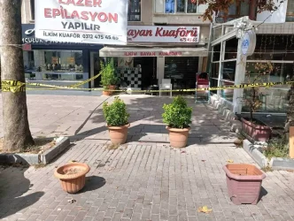 Ankarada Kuafore Pompali Tufekli Saldiri