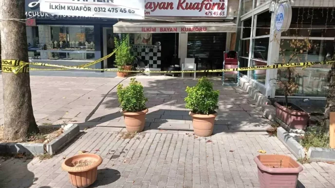 Ankarada Kuafore Pompali Tufekli Saldiri