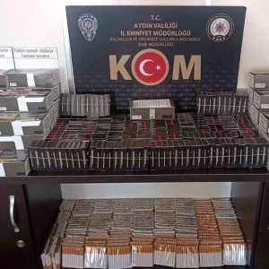 Aydinda Kacak Tutun ve Elektronik Sigara Operasyonu