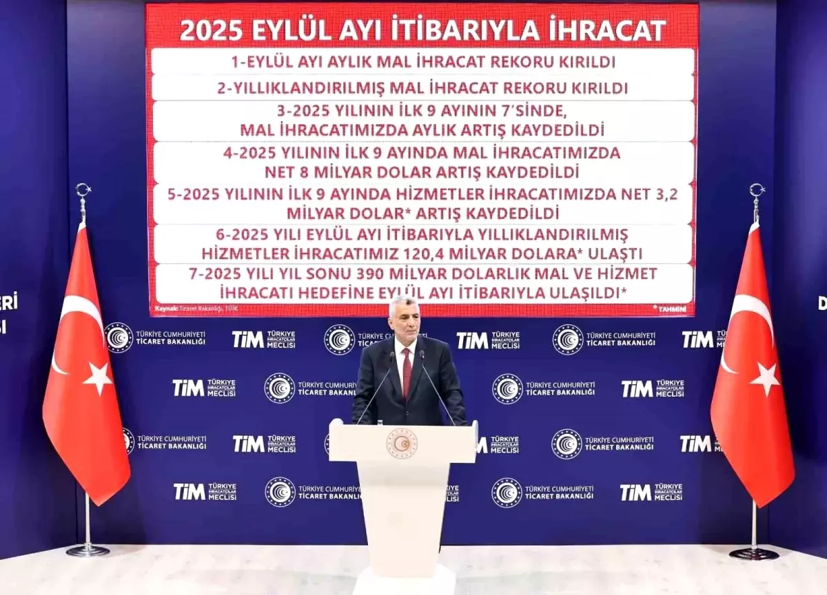 Bakan Bolat Eylul ayinda hem aylik hem de yilliklandirilmis mal