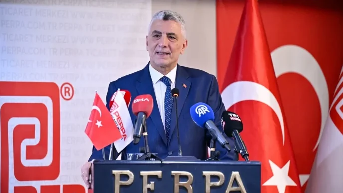 Bakan Bolat Perpa Ticaret Merkezinde Ticarette Ahilikten Inovasyona Programinda konustu