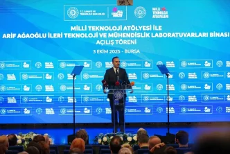Bakan Kacir Bursada teknoloji atolyesi ve ileri teknoloji laboratuvarinin acilisinda