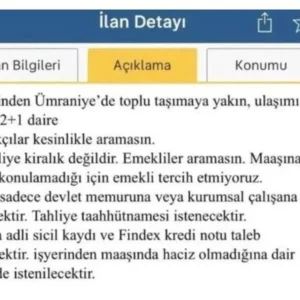 Bakanlik Emekliye Kiralik Ilanini Yayindan Kaldirdi