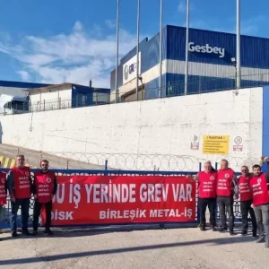 Bandirmada GESBEY Fabrikasinda Grev Karari Alindi