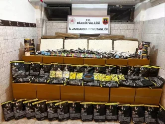 Bilecikte Buyuk Kacakcilik Operasyonu 570 Bin Makaron Ele Gecirildi