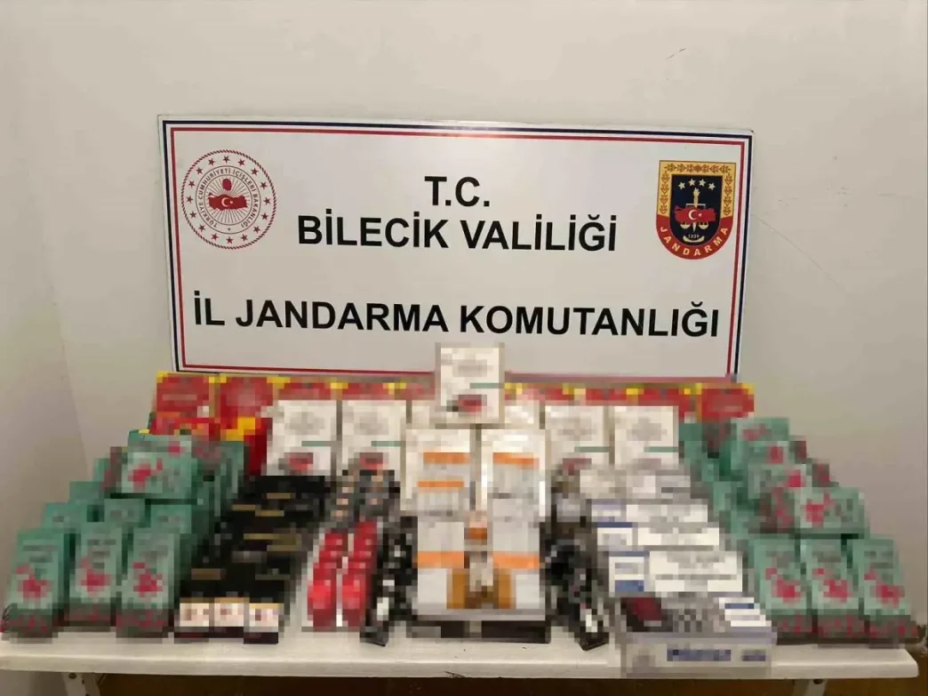 Bilecikte Yasa Disi Tutun ve Makaron Ticareti Operasyonu
