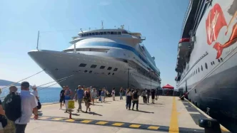 Bodruma Iki Yolcu Gemisi Ile Toplam 3308 Turist Geldi