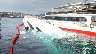 Bodrumda 40 Milyon TL Degerindeki Luks Yat Sulara Gomuldu