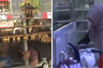 Boylesi gorulmedi Kuyumcu altinlari alip kacti magdurlar dukkani yagmaladi