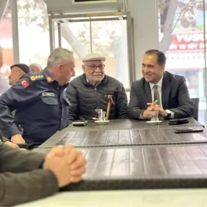 Bozuyuk Carsisinda Protokol Uyelerinden Esnafa Moral Ziyareti