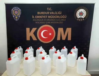 Burdurda Kacakcilik Operasyonlarinda Binlerce Paket Makaron ve Sahte Alkol Ele