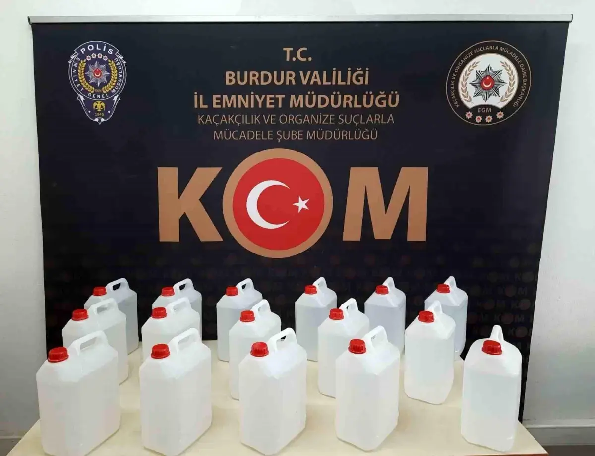 Burdurda Kacakcilik Operasyonlarinda Binlerce Paket Makaron ve Sahte Alkol Ele