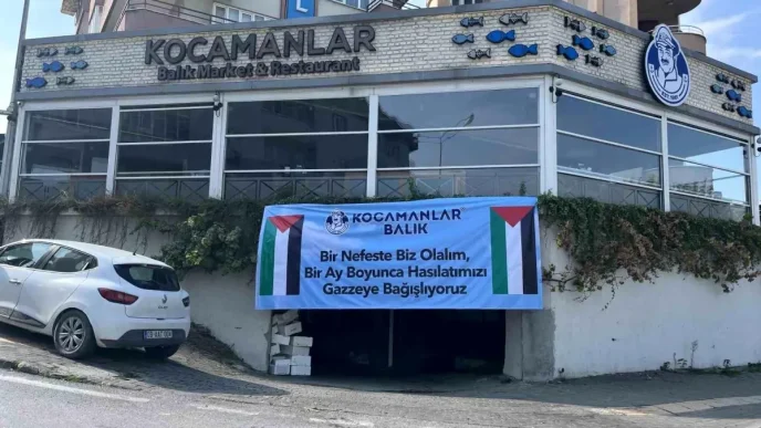Bursada Balikci Gazze Icin 1 Ay Boyunca Hasilatini Bagislayacak