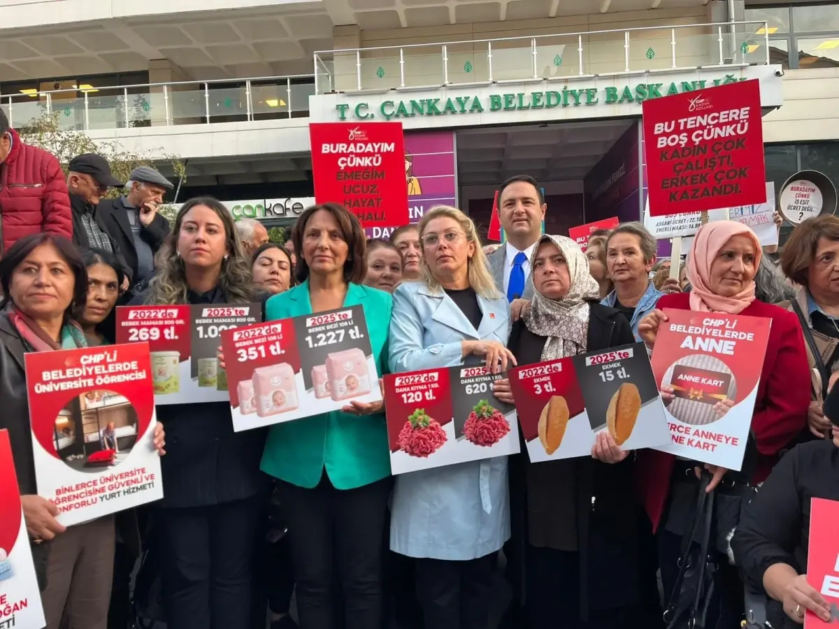 CHP Kadin Kollari Yoksullukla Mucadele Icin Eylem Duzenledi