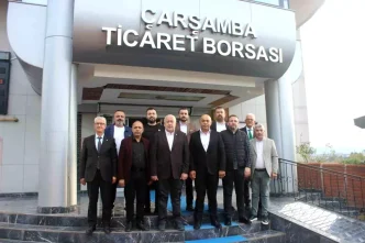 Carsambaspor Yonetiminden Ticaret Borsasina Ziyaret